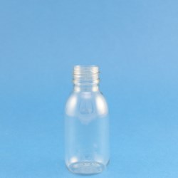 125ml Alpha Clear PET Bottle 28mm Neck